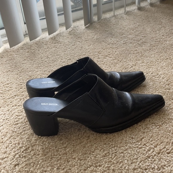 Harley Davidson Heeled Mules - Picture 3 of 4